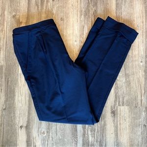 ~rare~ Figs navy blue pleated trouser scrub bottoms, size S